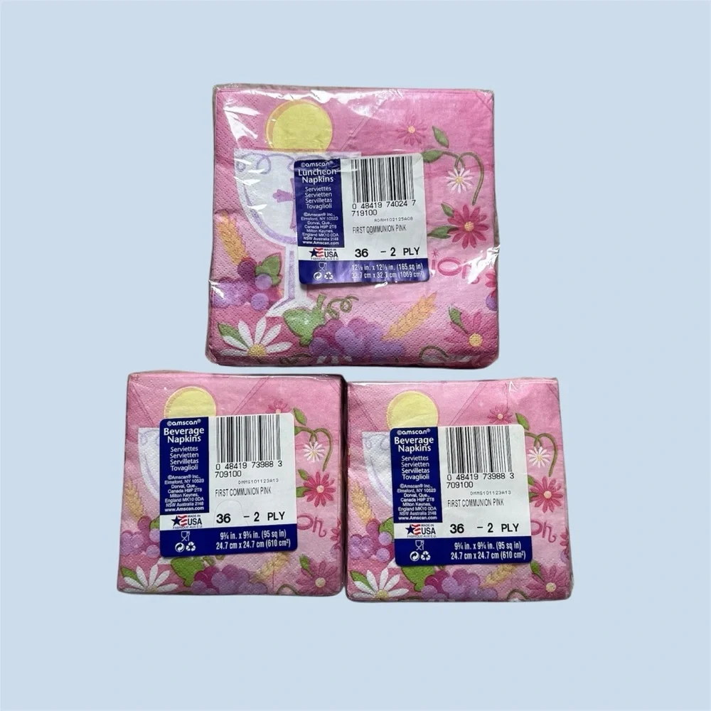 New Girl’s First Communion Party Supplies Set
